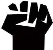 Black Wall Street hand logo