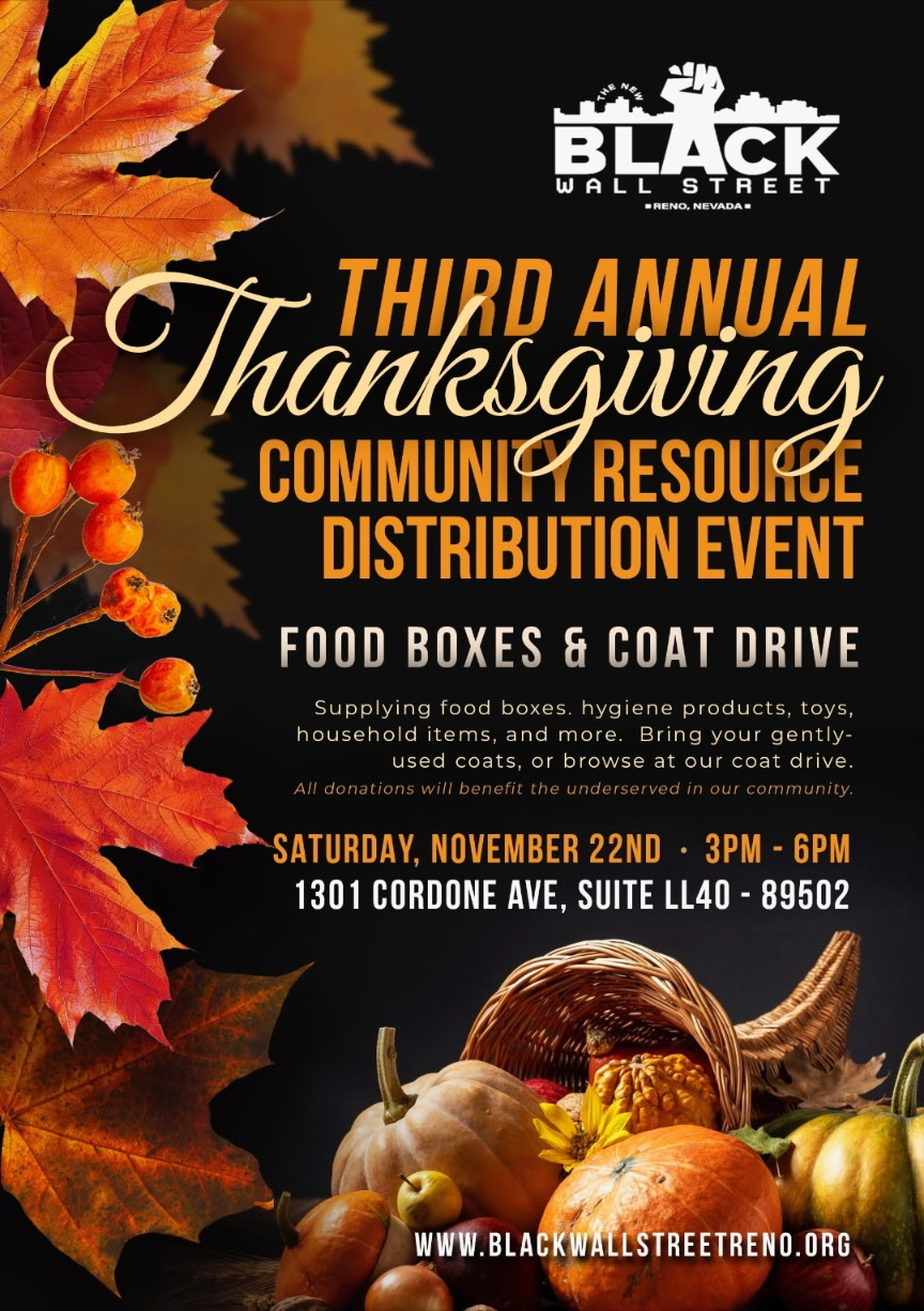 Third Annual Thanksgiving Community Resource Distribution Nov 22nd 2025
